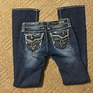 Rock Revival Boot Cut Jeans Size 25 (3)